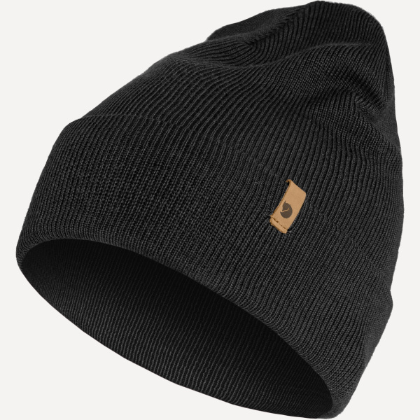 Шапка Fjallraven Classic Knit Hat (black; one size)